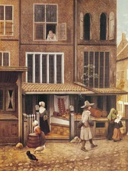 Stadtecke mit einer Bäckerei